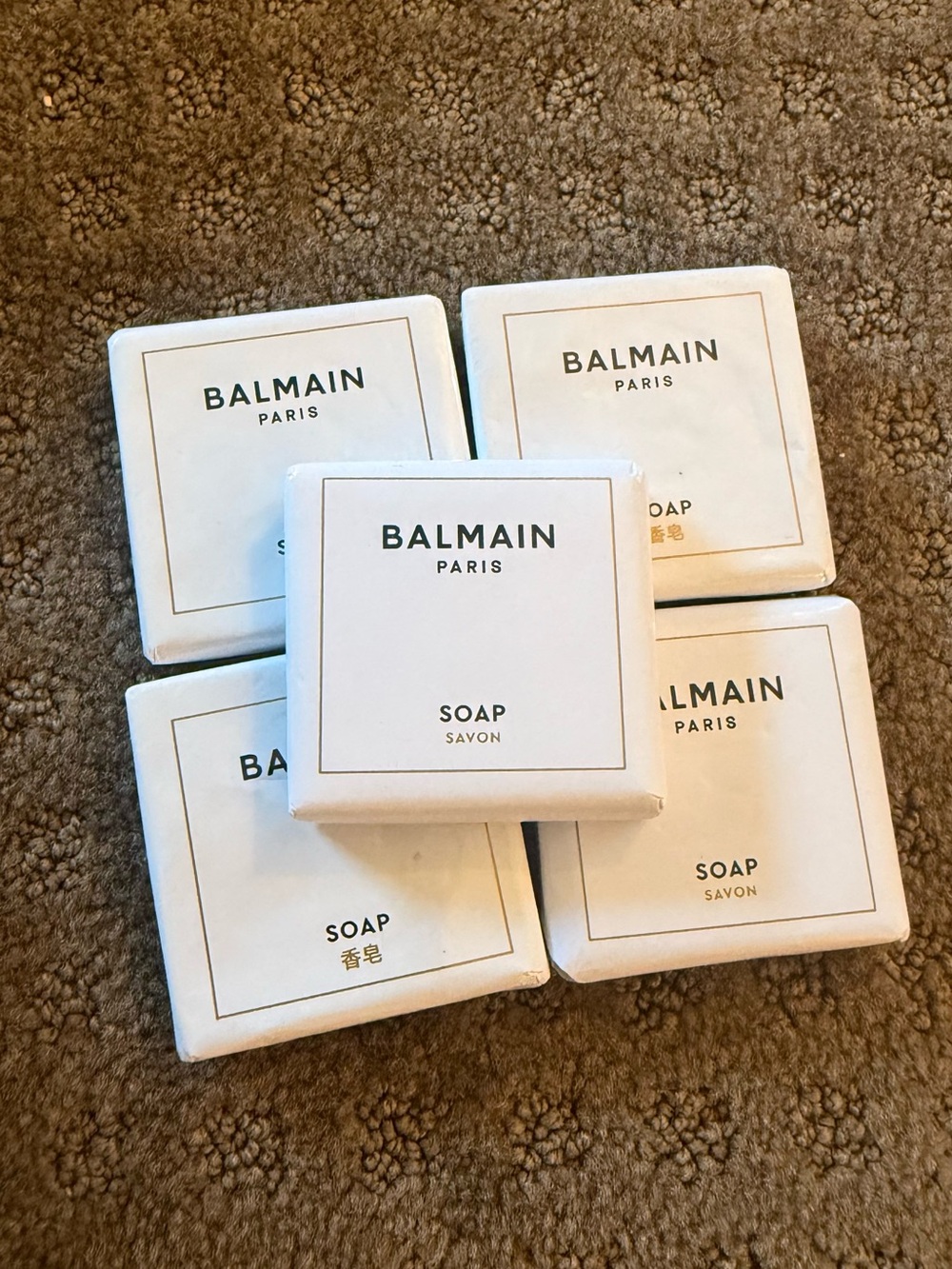 Bundle of 5 - Balmain Paris White Soap 35g
